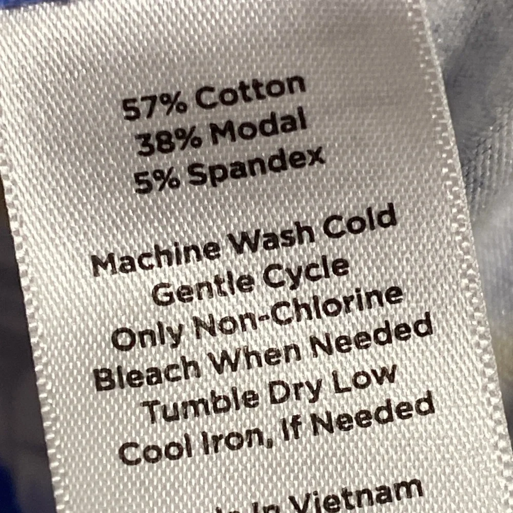 T by Talbots cotton blend knit tee shirt top - Picture 9 of 10